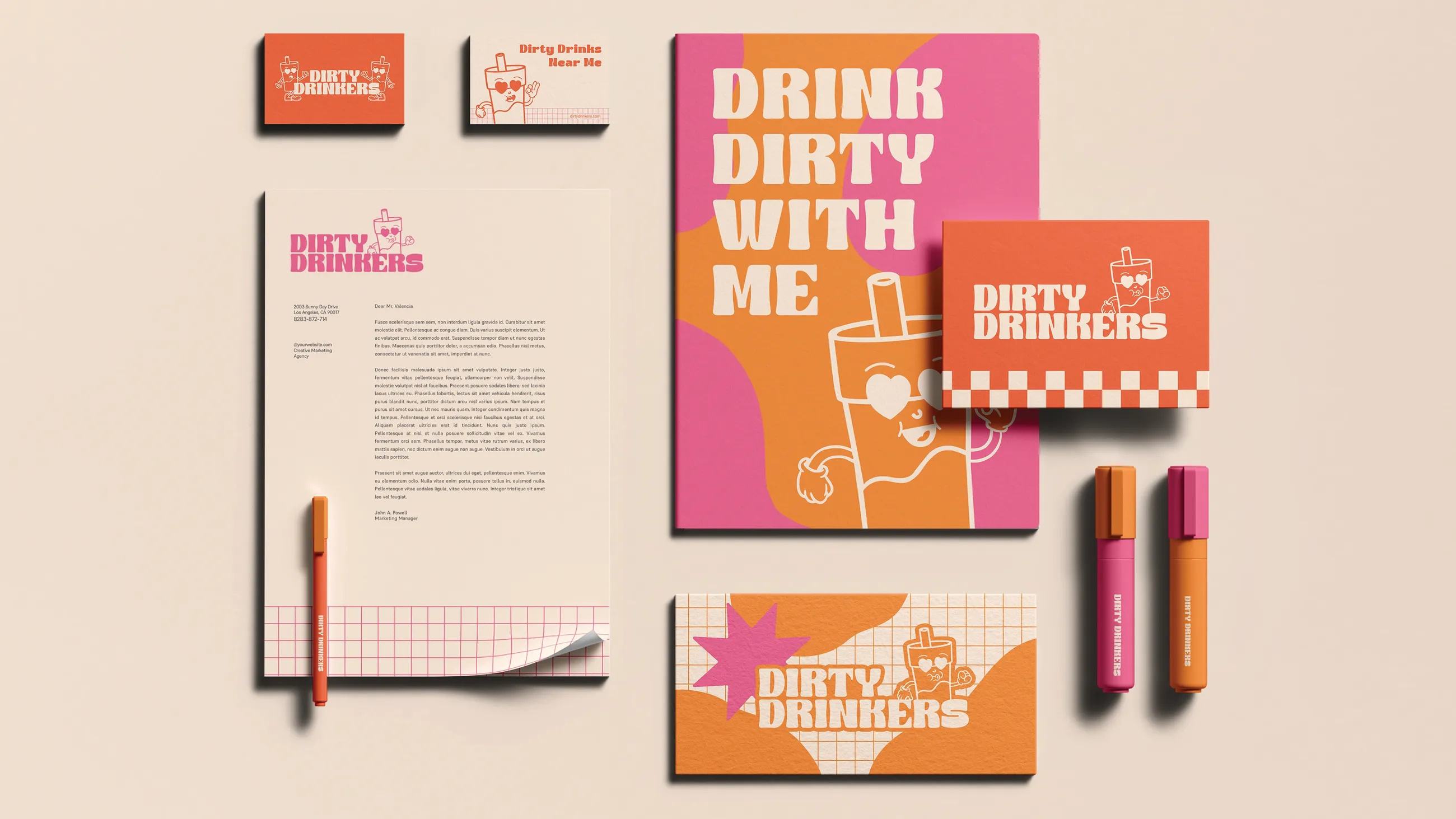 Dirty Drinkers design
