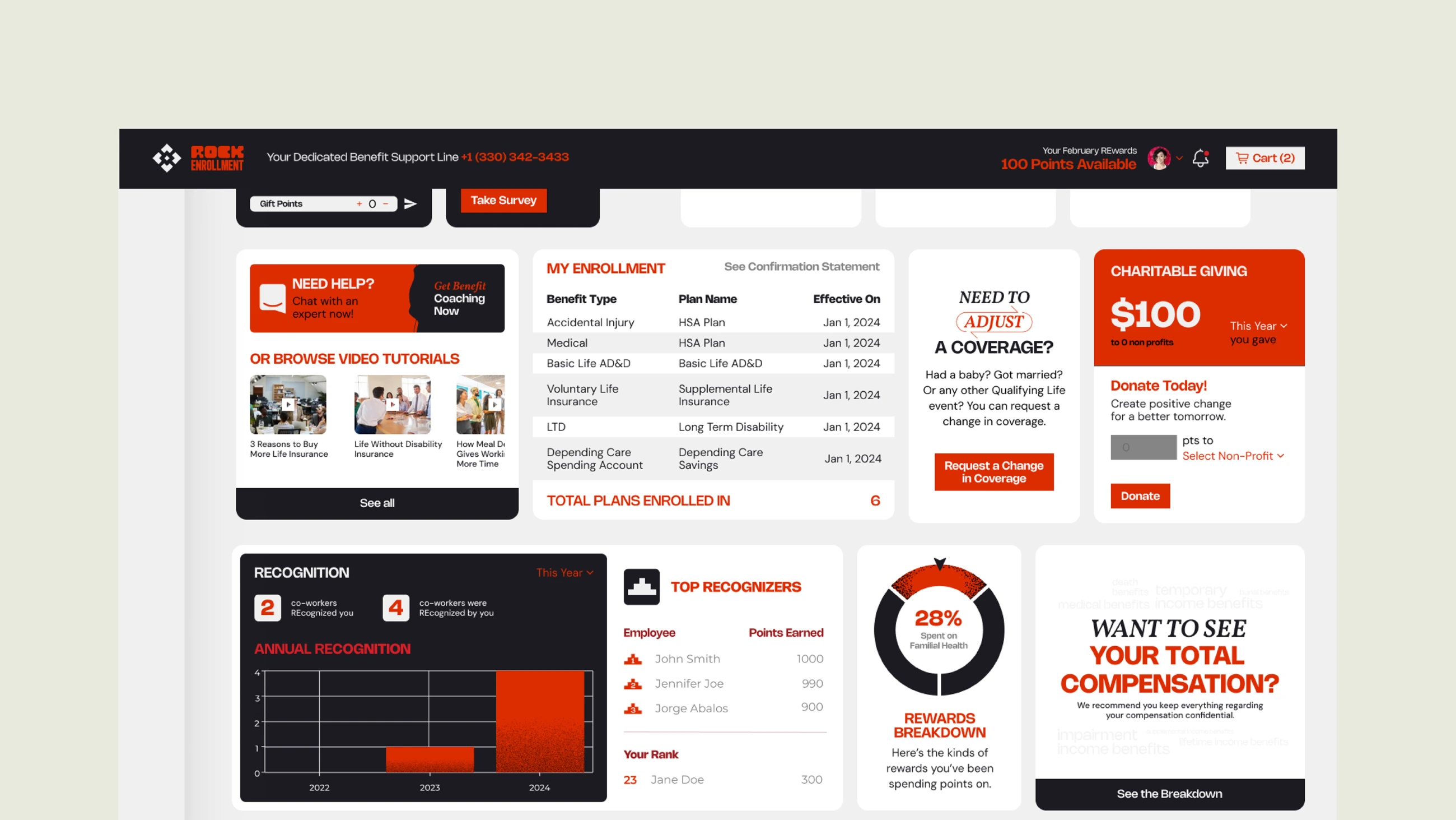 Rock Enrollment design