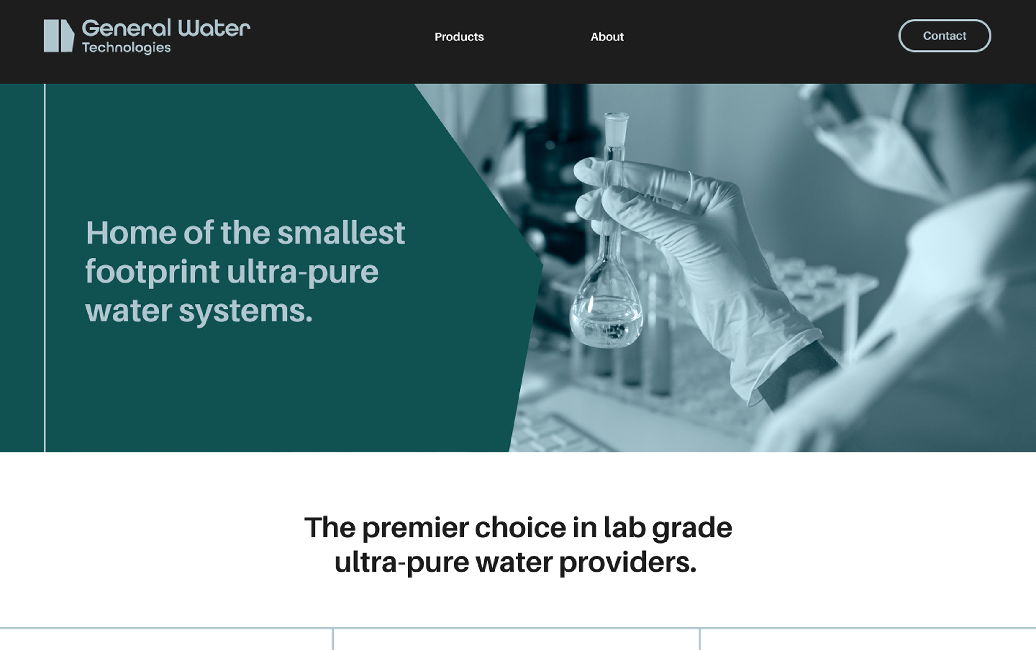 General Waters website preview 1