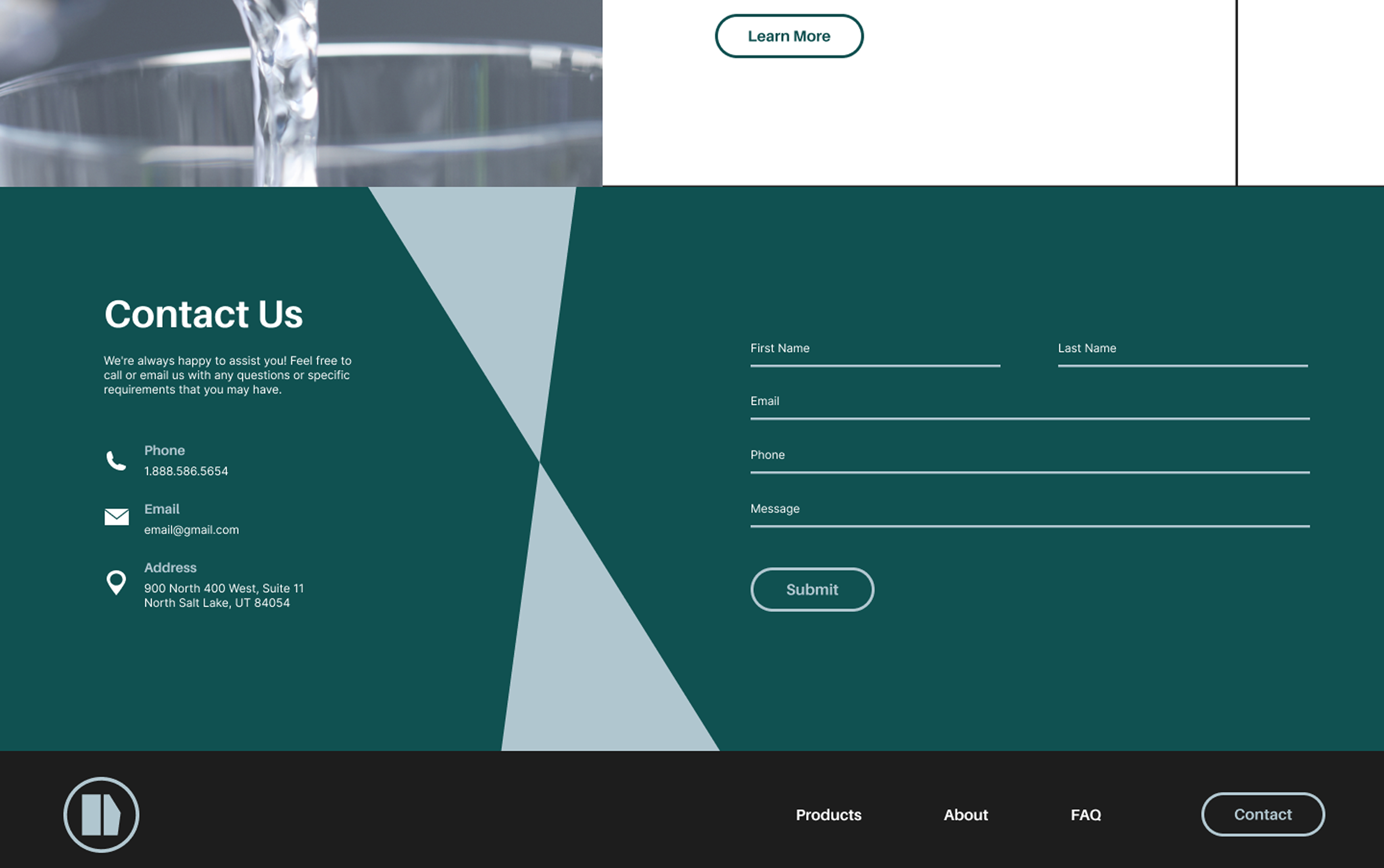 General Waters website preview 4