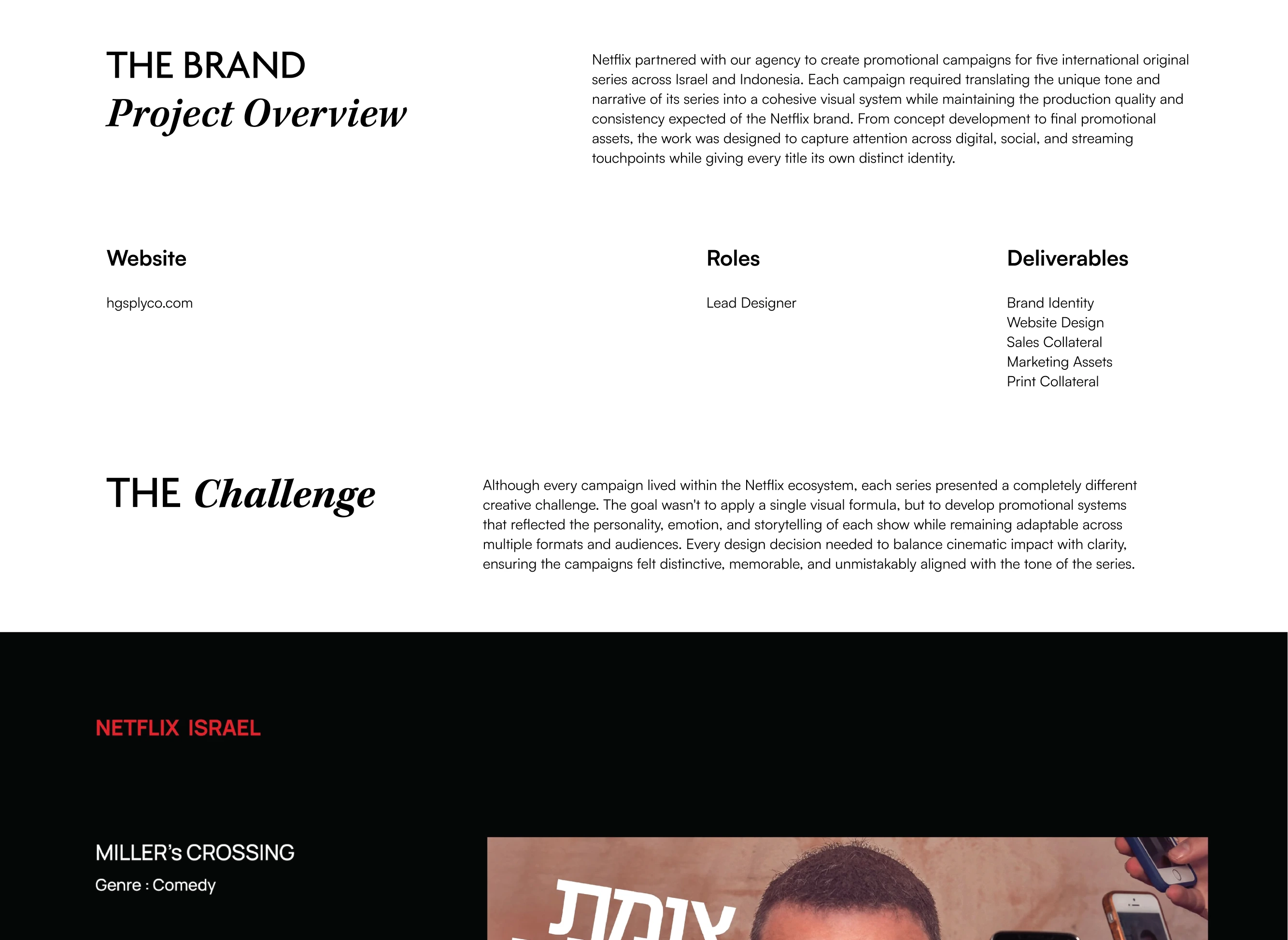 Netflix Originals campaign design