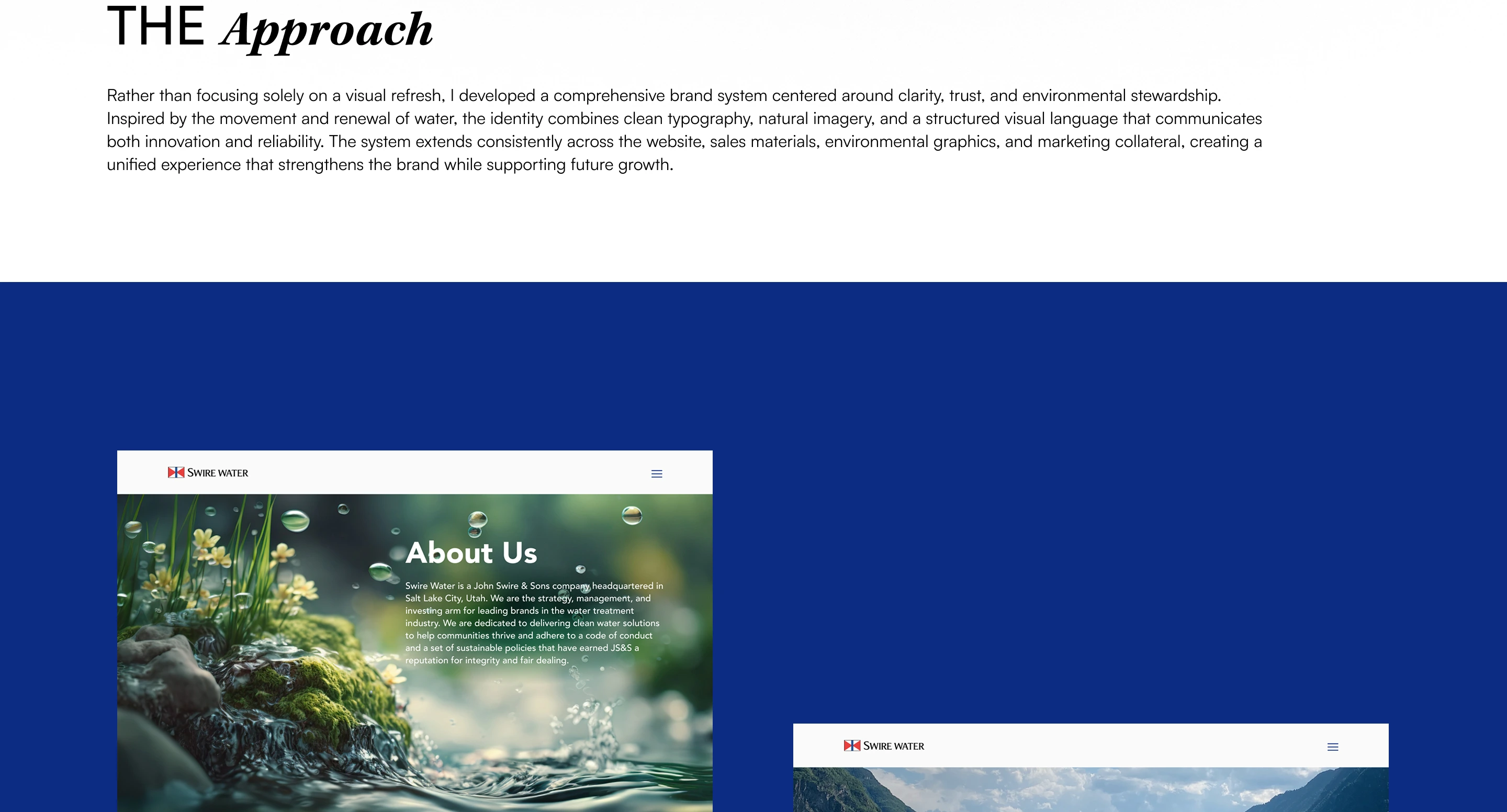 Swire Water design