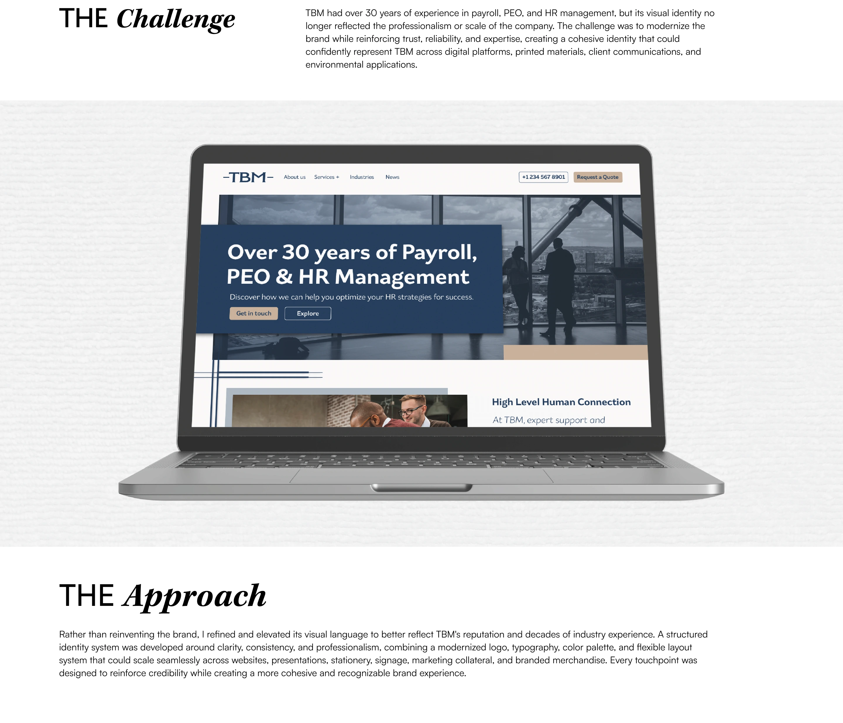 Total Benefit Management design