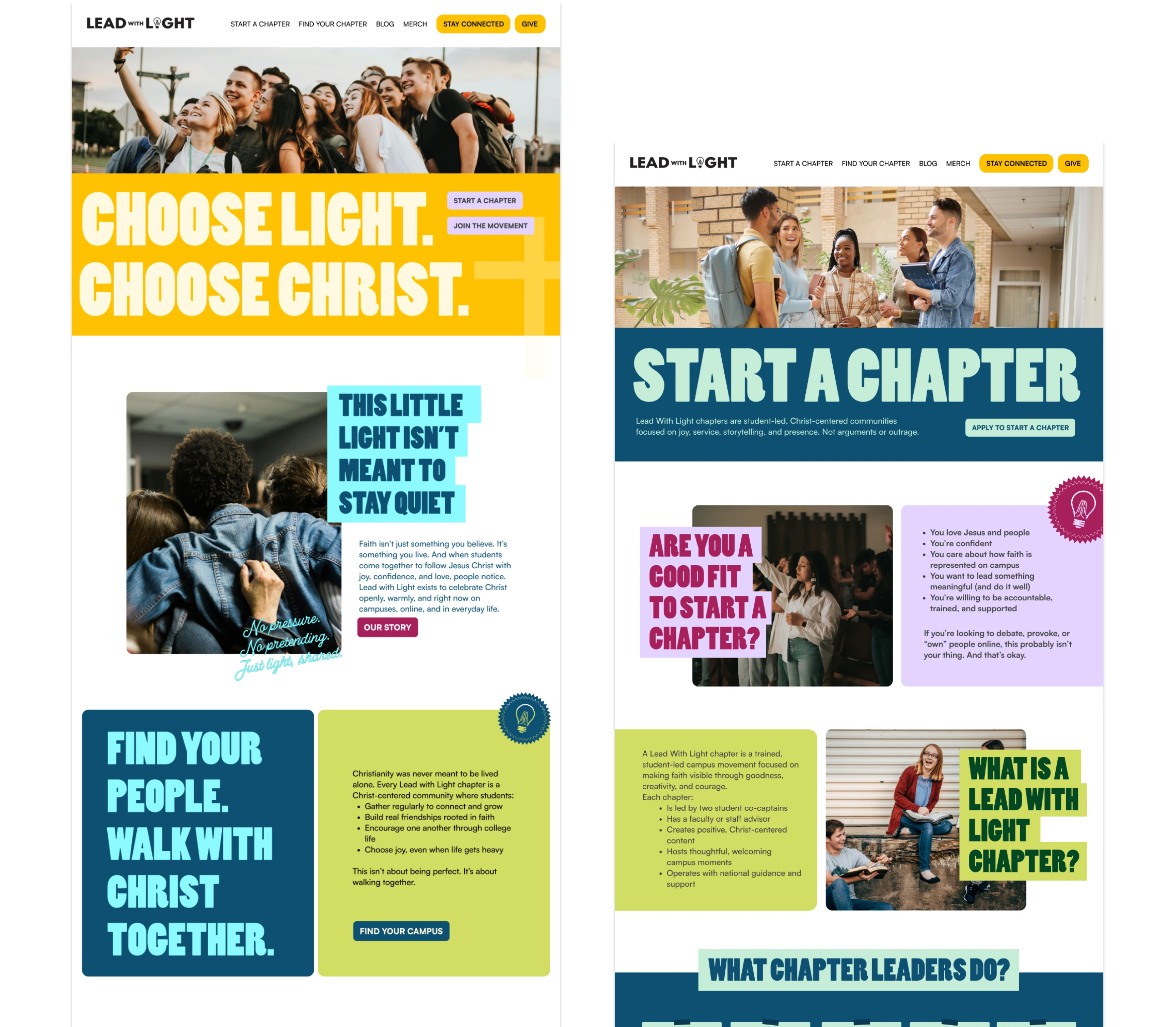 Lead With Light design